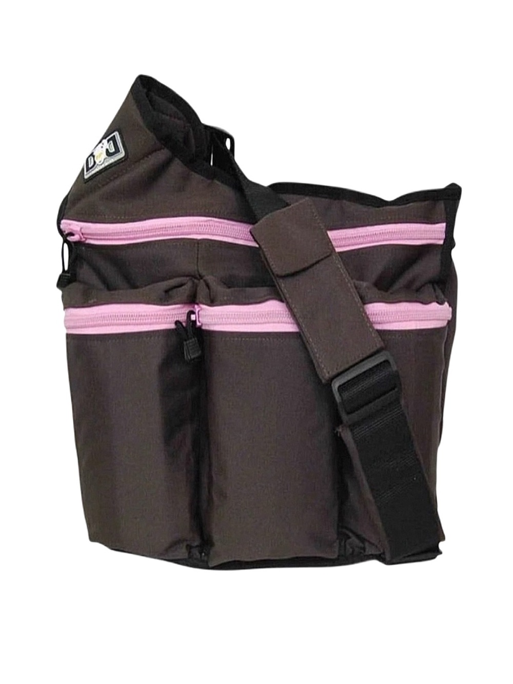 DIAPER DUDE Brown And Pink Travel Bag